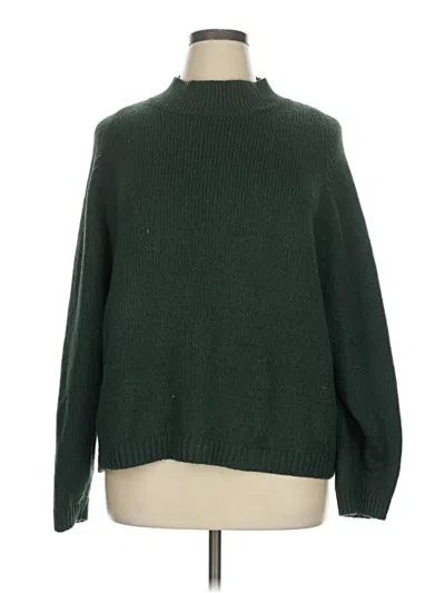 Pre-owned Old Navy Turtleneck Sweater In Green