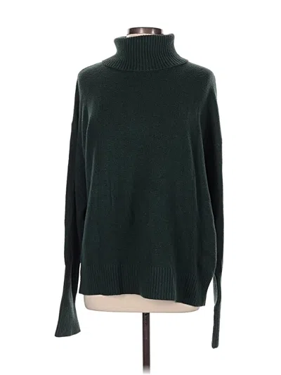 Pre-owned Old Navy Turtleneck Sweater In Green
