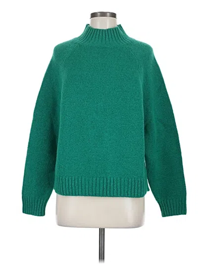 Pre-owned Old Navy Turtleneck Sweater In Green