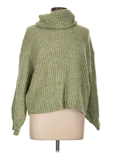Pre-owned Old Navy Turtleneck Sweater In Green