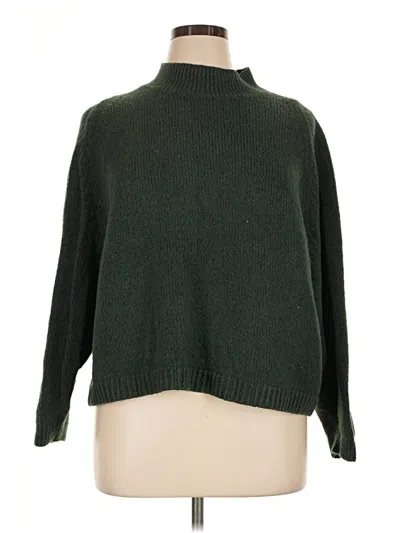 Pre-owned Old Navy Turtleneck Sweater In Green