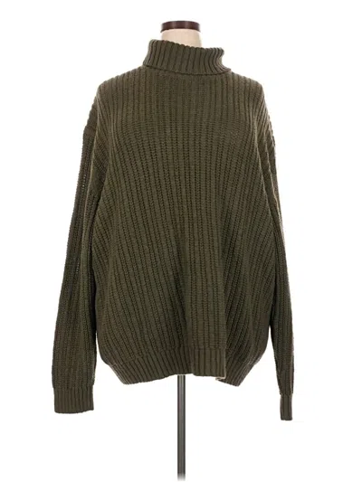 Pre-owned Old Navy Turtleneck Sweater In Green