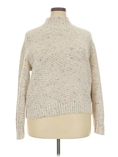 Pre-owned Old Navy Turtleneck Sweater In Ivory