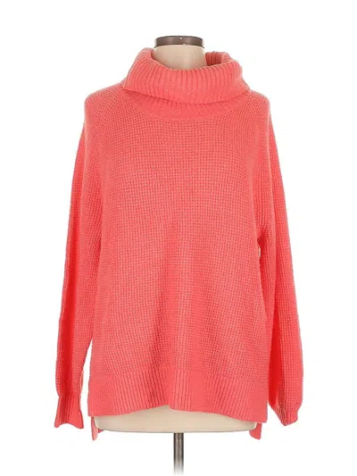 Pre-owned Old Navy Turtleneck Sweater In Pink
