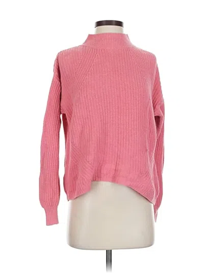 Pre-owned Old Navy Turtleneck Sweater In Pink