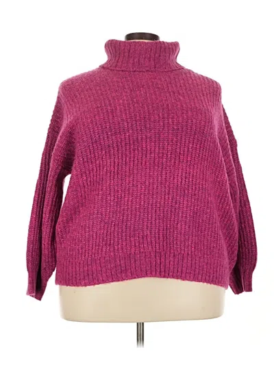 Pre-owned Old Navy Turtleneck Sweater In Pink