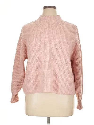 Pre-owned Old Navy Turtleneck Sweater In Pink