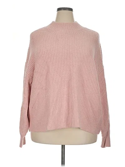 Pre-owned Old Navy Turtleneck Sweater In Pink
