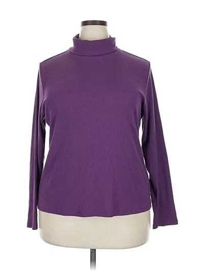 Pre-owned Old Navy Turtleneck Sweater In Purple