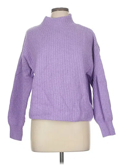 Pre-owned Old Navy Turtleneck Sweater In Purple