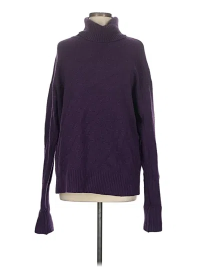 Pre-owned Old Navy Turtleneck Sweater In Purple