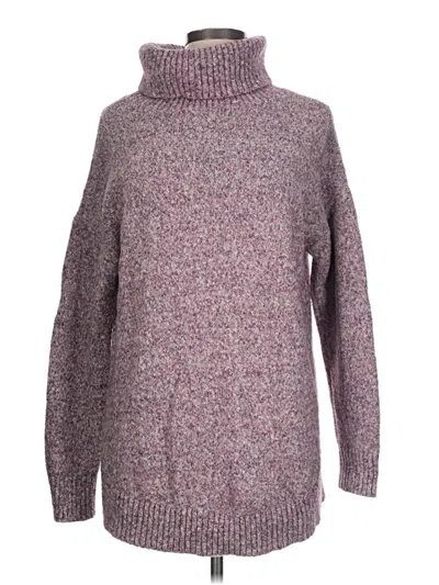 Pre-owned Old Navy Turtleneck Sweater In Purple