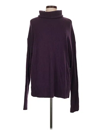 Pre-owned Old Navy Turtleneck Sweater In Purple