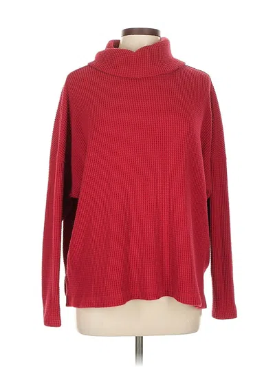Pre-owned Old Navy Turtleneck Sweater In Red