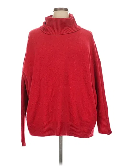 Pre-owned Old Navy Turtleneck Sweater In Red