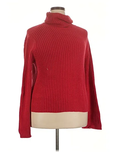 Pre-owned Old Navy Turtleneck Sweater In Red