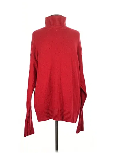 Pre-owned Old Navy Turtleneck Sweater In Red