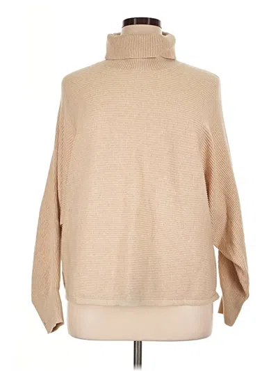 Pre-owned Old Navy Turtleneck Sweater In Tan