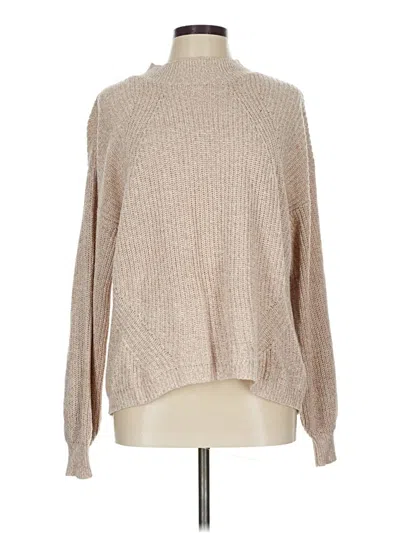 Pre-owned Old Navy Turtleneck Sweater In Tan