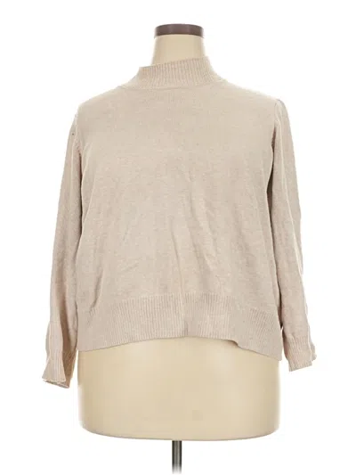 Pre-owned Old Navy Turtleneck Sweater In Tan