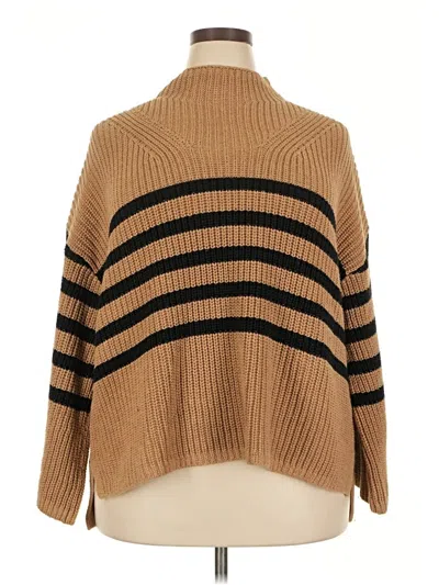 Pre-owned Old Navy Turtleneck Sweater In Tan