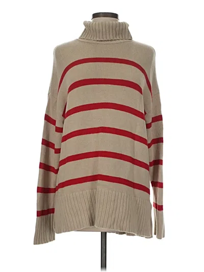 Pre-owned Old Navy Turtleneck Sweater In Tan
