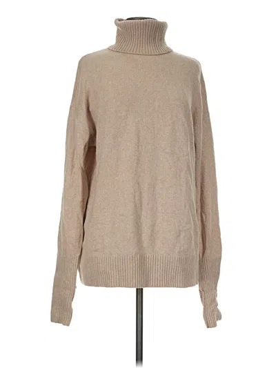 Pre-owned Old Navy Turtleneck Sweater In Tan