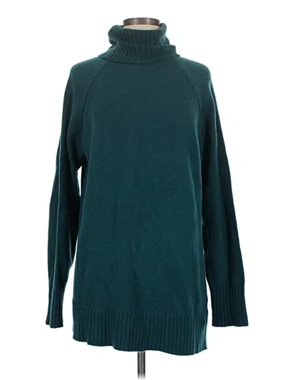 Pre-owned Old Navy Turtleneck Sweater In Teal