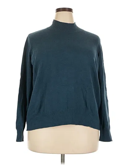 Pre-owned Old Navy Turtleneck Sweater In Teal
