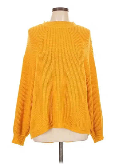 Pre-owned Old Navy Turtleneck Sweater In Yellow