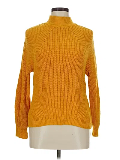 Pre-owned Old Navy Turtleneck Sweater In Yellow