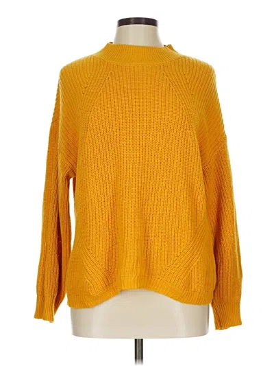 Pre-owned Old Navy Turtleneck Sweater In Yellow