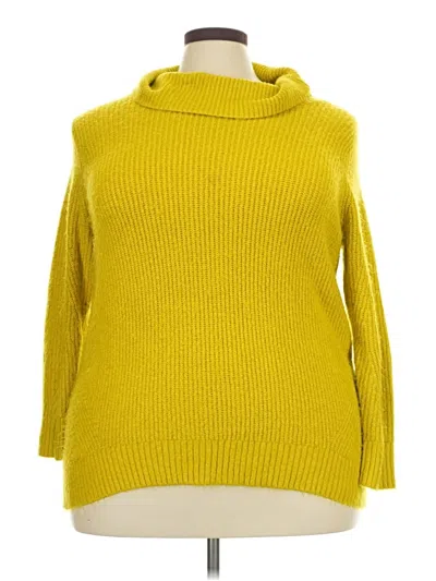 Pre-owned Old Navy Turtleneck Sweater In Yellow