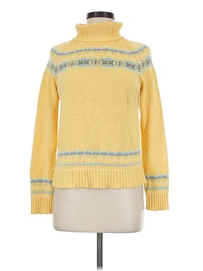 Pre-owned Old Navy Turtleneck Sweater In Yellow