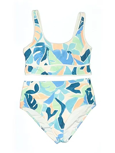 Pre-owned Old Navy Two Piece Swimsuit In Blue