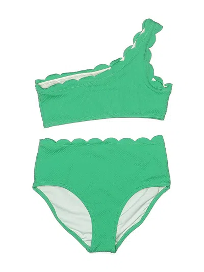 Pre-owned Old Navy Two Piece Swimsuit In Green
