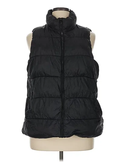 Pre-owned Old Navy Vest In Black