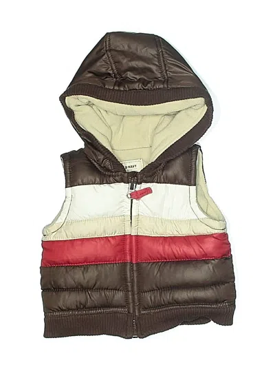 Pre-owned Old Navy Babies' Vest In Brown