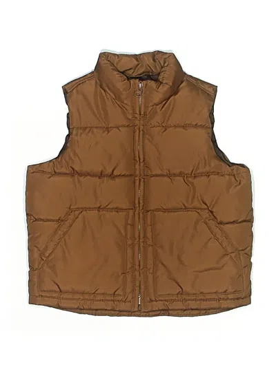 Pre-owned Old Navy Kids' Vest In Brown