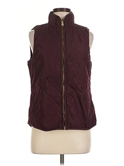 Pre-owned Old Navy Vest In Burgundy