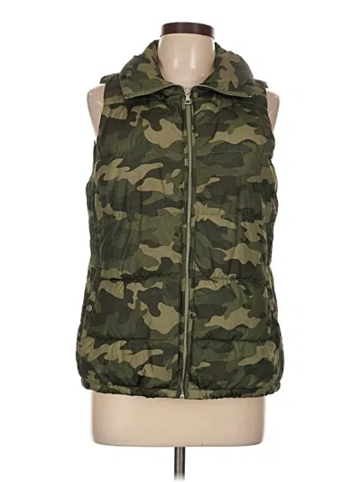 Pre-owned Old Navy Vest In Green
