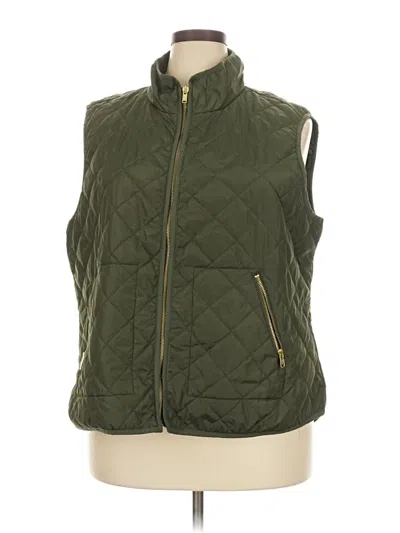 Pre-owned Old Navy Vest In Green