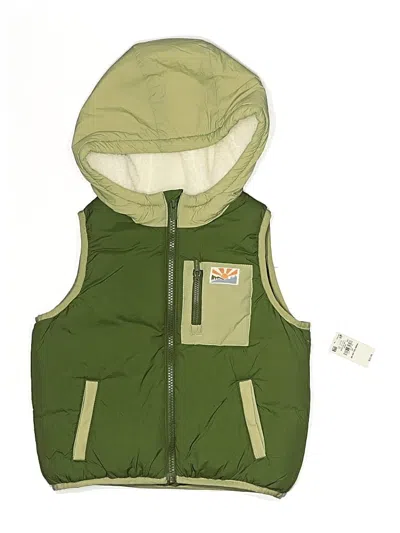 Pre-owned Old Navy Kids' Vest In Green