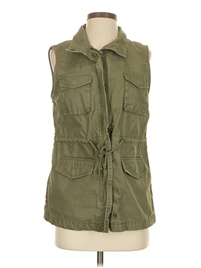 Pre-owned Old Navy Vest In Green