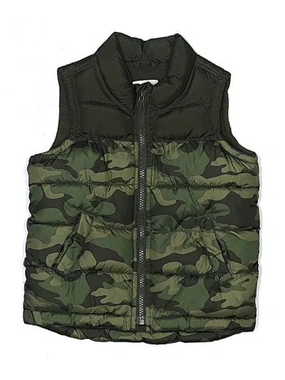 Pre-owned Old Navy Kids' Vest In Green