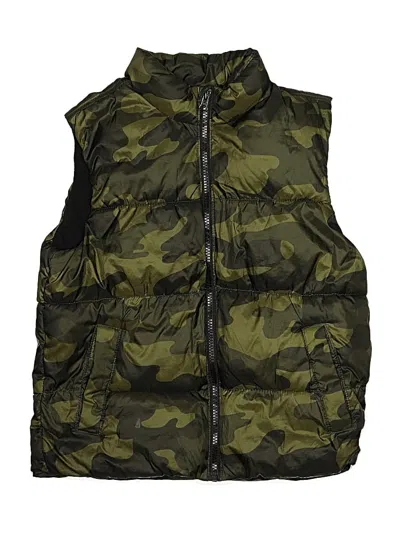 Pre-owned Old Navy Kids' Vest In Green