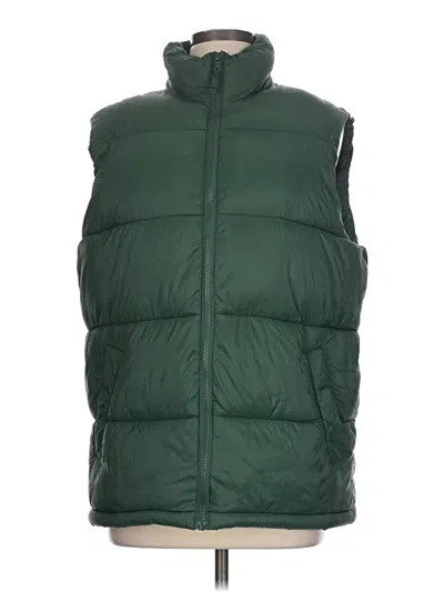Pre-owned Old Navy Vest In Green