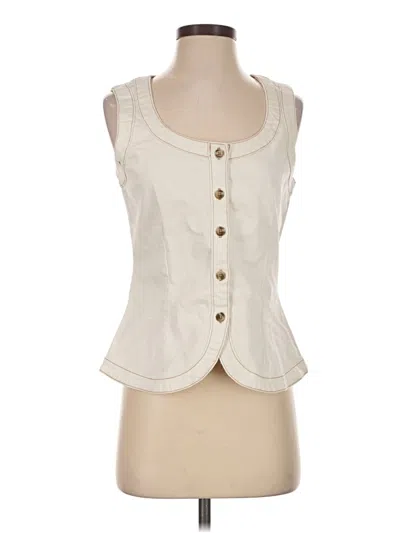 Pre-owned Old Navy Vest In Ivory