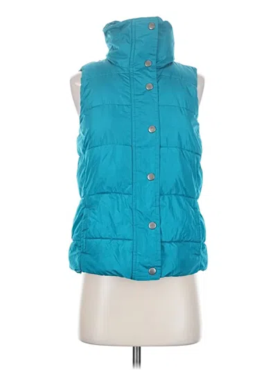 Pre-owned Old Navy Vest In Teal