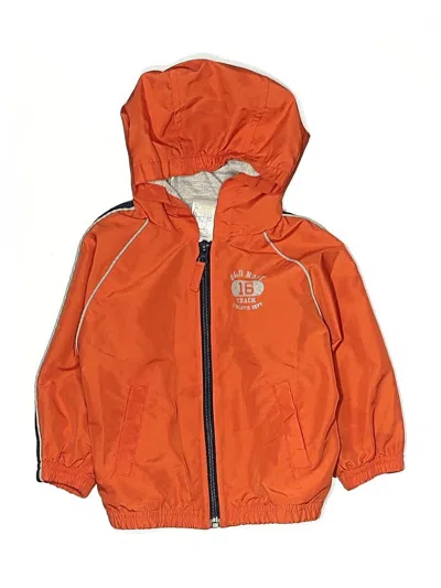 Pre-owned Old Navy Kids' Windbreaker Jacket In Orange
